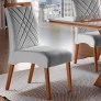 cadeiras para mesa de jantar alfa requinte salas