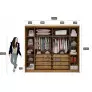 Guarda Roupa Casal 6 Portas 8 Gavetas - Coimbra Ripado - Móveis Novo Horizonte