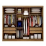 Guarda Roupa 3 Portas 4 Gavetas Lumem GLASS - Novo Horizonte 