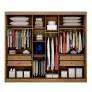 Guarda Roupa 3 Portas 4 Gavetas Lumem GLASS - Novo Horizonte 