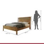 Cama Casal Queen com Telinha 1,40m - Império - Josandro Móveis