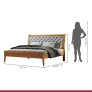 Cama Casal Estofada 1,40m - Vivare - Josandro Móveis