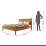 Cama Casal 1,40m - Esmeralda - Josandro Móveis