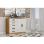 Cômoda para Quarto com Sapateira 5 Gavetas - Space