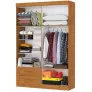 Guarda Roupa 4 Portas 2 Espelhos centrais Allure -Grand Line