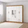 Guarda Roupa 6 Portas 4 Gav 2 Espelhos Allure -Grand Line