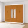 Guarda Roupa 6 Portas 4 Gav 2 Espelhos Allure -Grand Line