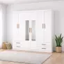 Guarda Roupa 6 Portas 4 Gav 2 Espelhos Allure -Grand Line