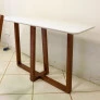 Aparador para sala de jantar pés madeira maciça 1,30m - Atlas