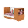 Berço com que vira Cama com  Prateleira Celinne- MobiBaby