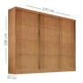 Guarda-roupa Casal 3 Portas 6 Gavetas - Bergamo - Bianchi Móveis