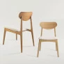 Cadeiras para mesa de jantar moderna - Begônia Madeira - Tendence Móveis