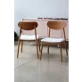 Cadeiras para mesa de jantar moderna - Begônia Madeira - Tendence Móveis