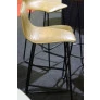 Bistrô com 3 banquetas de metal - Dubai - CM Decor