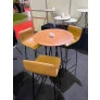 Bistrô com 3 banquetas de metal - Dubai - CM Decor
