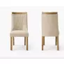 Cadeiras para Mesa de Jantar Estofada Dublin - Domus Móveis