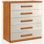 Cômoda para quarto 5 gavetas corrediças telescópicas - Toronto - Bianchi Móveis
