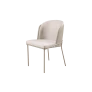 Cadeiras para Mesa de Jantar Base em Metal - Aurora - CM Decor