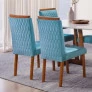 cadeiras para mesa de jantar fortuna art salas