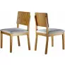 Cadeiras para Mesa de Jantar Madeira Maciça - Vitoria - Móveis Mundial