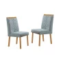 Cadeiras para Mesa de Jantar Estofada - Andria - Art Salas