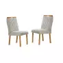 Cadeiras para Mesa de Jantar Estofada - Genova - Art Salas