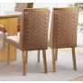Cadeiras para Mesa de Jantar Estofada - Hamburgo - Art Salas