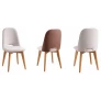 Sala de Jantar Orgânica 5 Cadeiras 1,35x1,35m - Madri - Requinte Salas