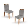 Cadeiras para mesa de jantar com pegador de madeira valverde