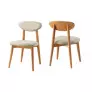 Cadeiras Estofada Madeira Maciça - Hórus - Requinte Salas