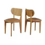 Cadeiras Madeira Maciça Estofada - Margarida - Harmonia Salas
