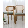 Cadeiras para mesa de jantar moderna encosto de telinha - Lírio