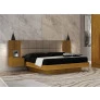 Cama Casal com Painel Estofado - Braga - Leifer Móveis