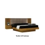 Cama Casal com Painel Estofado - Braga - Leifer Móveis