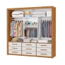 Guarda Roupa 3 Portas 9 Gavetas Imperium -Grand Line