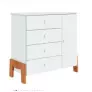 Cômoda  Infantil  4 gavetas 1 Porta MIMO - MobiBaby