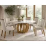 Sala de Jantar 6 Cad c Vidro 1,35m - Nuance - Domus Móveis
