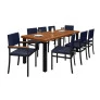 Conjunto para Área Gourmet 8 Cadeiras 2,0x0,90m - Athenas - Paonanda Decor