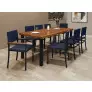 Conjunto para Área Gourmet 8 Cadeiras 2,0x0,90m - Athenas - Paonanda Decor