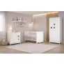 Quarto Infantil com Berço Roupeiro e Cômoda Lunni- MobiBaby