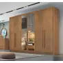 Guarda Roupa Casal Com Espelho 6 Portas 6 Gavetas - Robust - Móveis Novo Horizonte