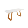 Mesa de Jantar com Vidro Moderna - Dallas - Star Móveis 