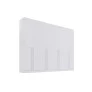 Guarda Roupa Casal 8 Portas 8 Gavetas - Daymont - Móveis D'Doro-Branco ENVIO IMEDAITO