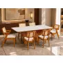 Sala de Jantar 6 cadeiras 1,60x90 - Villagio -Sala Nobre