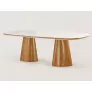 Mesa de Jantar Escultural 1,80x0,90 Noronha- Imperial Móveis