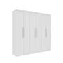 Guarda Roupa Casal 6 Portas 4 Gavetas - Suécia - Tcil Móveis
