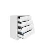 Cômoda para Quarto 4 Gavetas - Suécia - Tcil Móveis