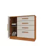 Cômoda para Quarto com Sapateira 4 Gavetas - Chicago - Tcil Móveis
