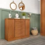 Cômoda para Quarto 2 Portas 5 Gavetas - Fortuna - Tcil Móveis