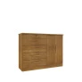 Cômoda para Quarto 2 Portas 5 Gavetas - Istambul
